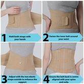 Lumbar Support Belt For Back Size Guide JSB BS55